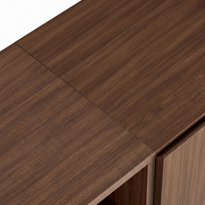 Nordure Rialto Consola Milano Walnut y Negro